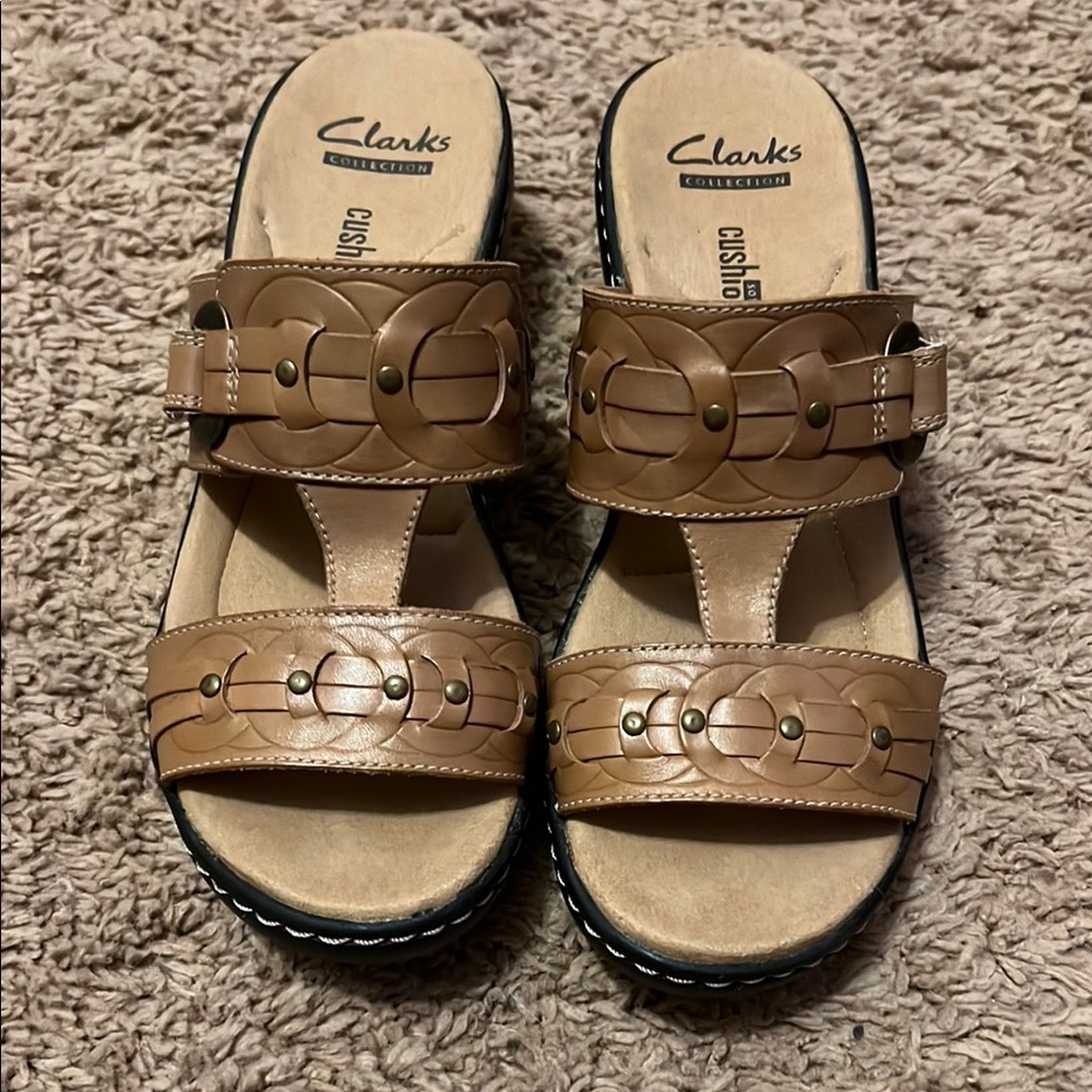 Clarks Women's Brown Casual Sandals